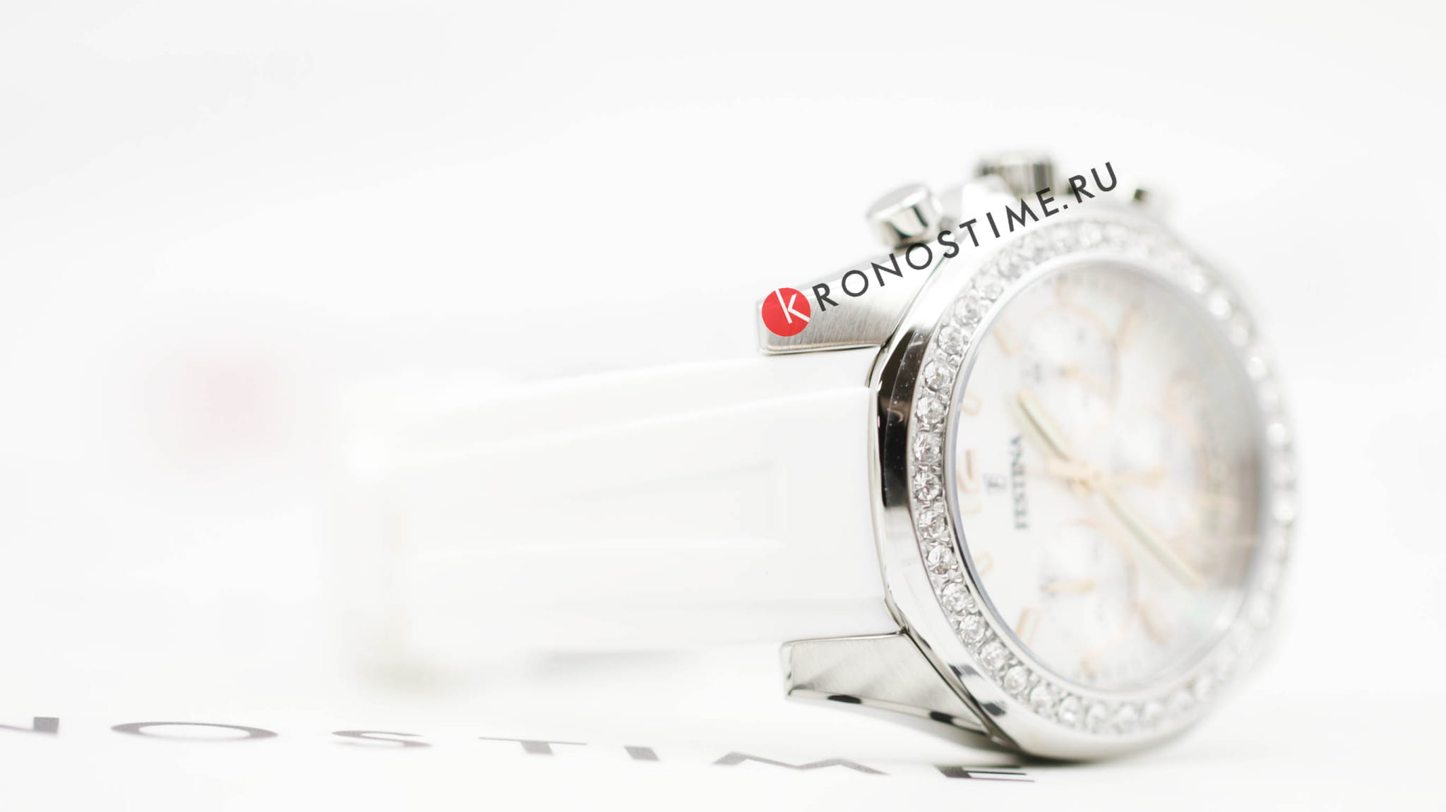 Festina Festina Boyfriend F20610/1 кварцевые женские часы часы крупный план перламутровый циферблата